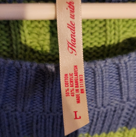 AEROPOSTALE CROPPED CABLE KNIT SWEATER Large - Picture 2 of 10